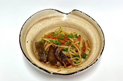 Удон с говядиной